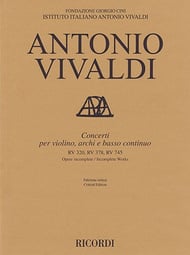 Concerti, RV 320, 378 & 745 Study Scores sheet music cover